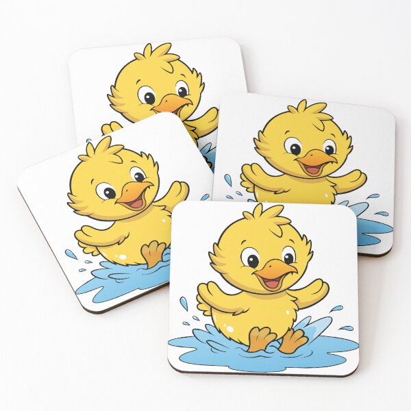 Item preview, Fluffy Duckling Splashing designed and sold by omerfdln34.