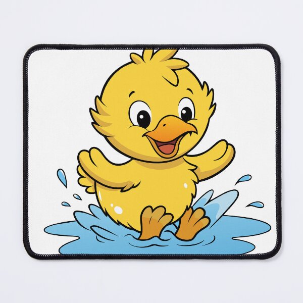 Item preview, Fluffy Duckling Splashing designed and sold by omerfdln34.