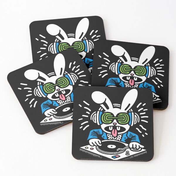Item preview, Scratch! Dj Bunny, Pop Art, Deejay designed and sold by vaninochu.