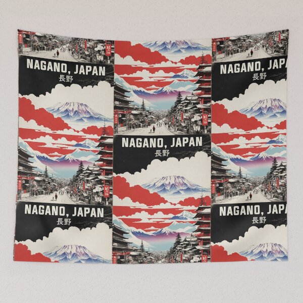 Item preview, Nagano Japan Vintage Travel Tourism  designed and sold by TravelersGems.