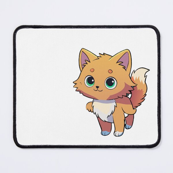 Item preview, Fluffy Kitten Exploring a Magical Forest designed and sold by omerfdln34.