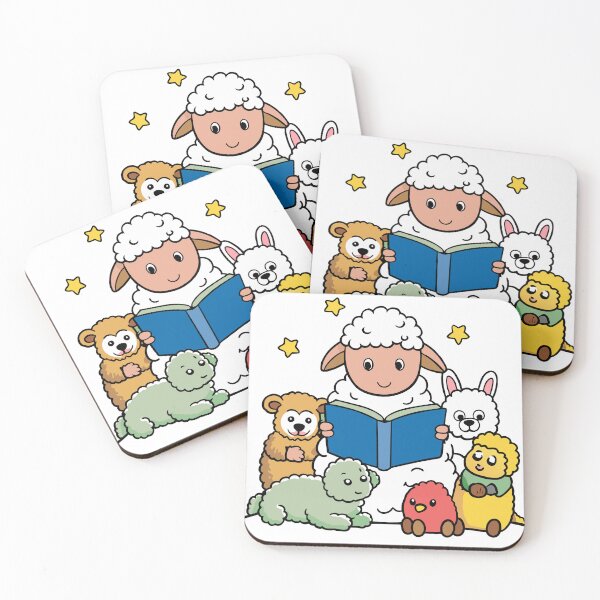 Item preview, Fluffy Lamb Reading designed and sold by omerfdln34.