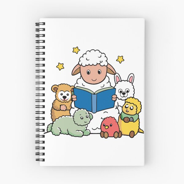 Item preview, Fluffy Lamb Reading designed and sold by omerfdln34.
