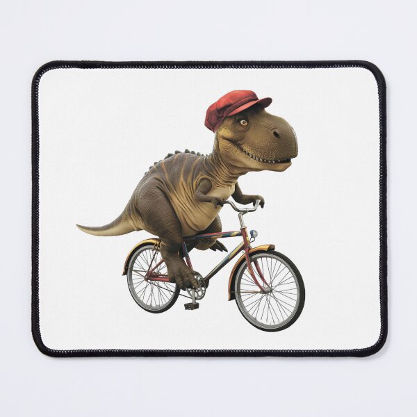 Item preview, A cute dinosaur on a bike designed and sold by MagelliShop.