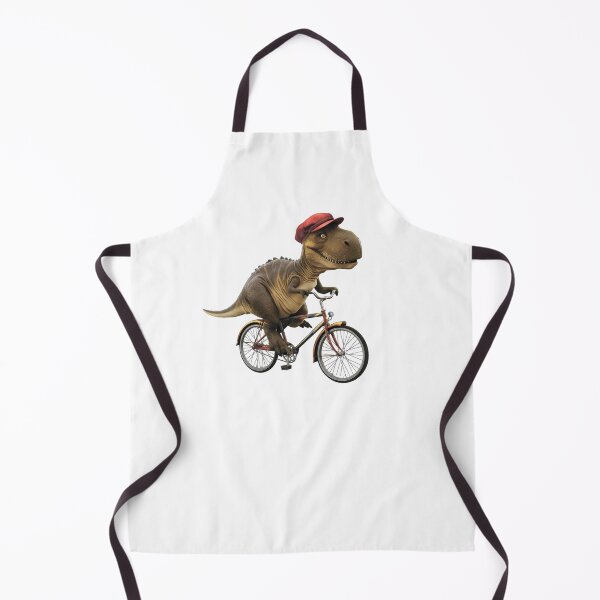 Item preview, A cute dinosaur on a bike designed and sold by MagelliShop.
