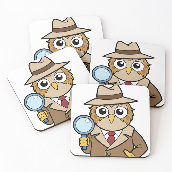 Item preview, Fluffy Owl Detective Solving designed and sold by omerfdln34.