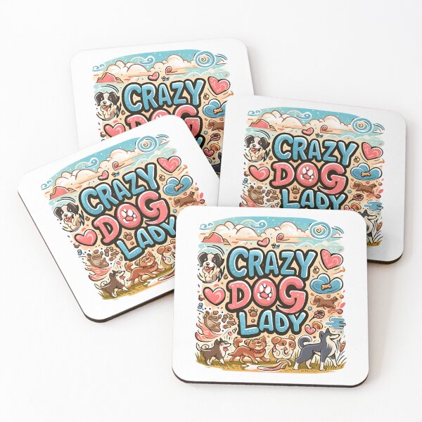 Item preview, Crazy Dog Lady designed and sold by Buyfastcart.