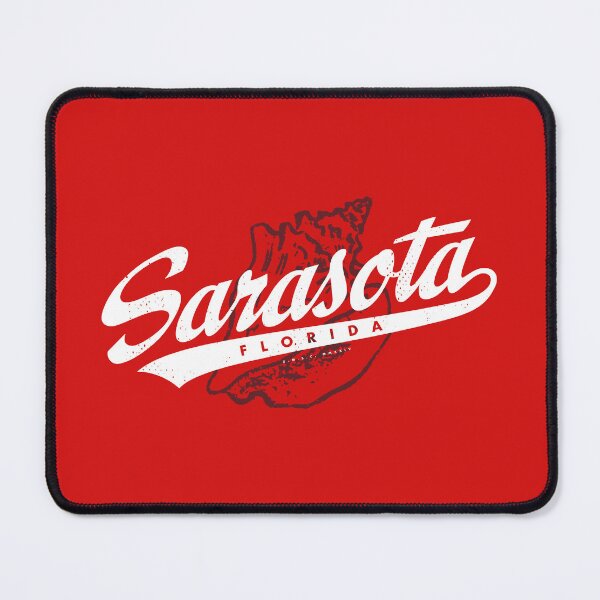 Item preview, Sarasota Florida - Vintage Shell With Script designed and sold by deadmansupplyco.
