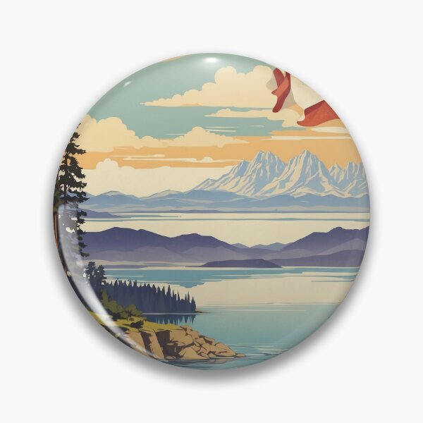 Item preview, Coeur D Alene Idaho USA Vintage Travel Tourism  designed and sold by TravelersGems.