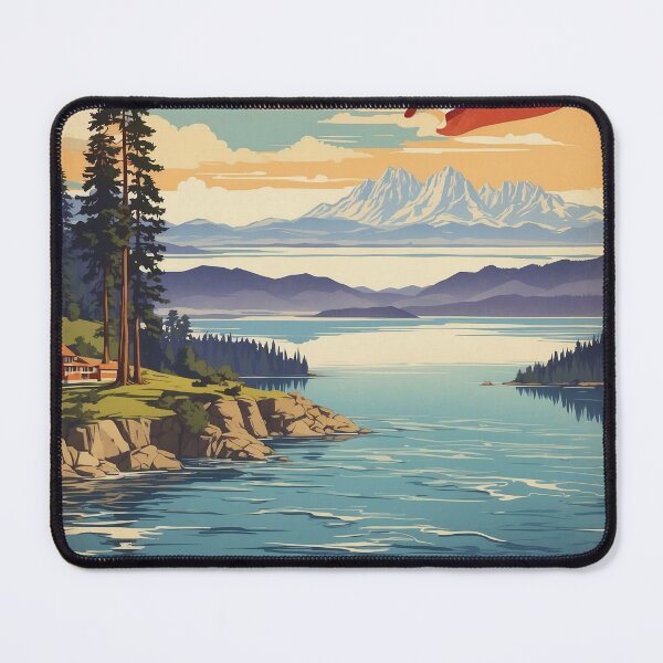 Item preview, Coeur D Alene Idaho USA Vintage Travel Tourism  designed and sold by TravelersGems.