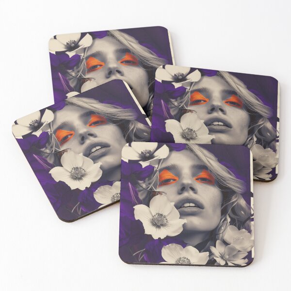 Item preview, Hollywood Actress Maya Hawke: Surreal Floral Feminine Portrait Art designed and sold by Mystikos Art.