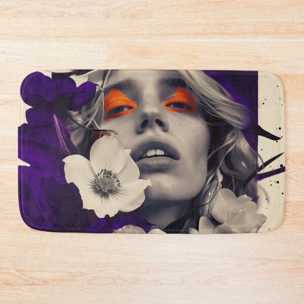 Item preview, Hollywood Actress Maya Hawke: Surreal Floral Feminine Portrait Art designed and sold by Mystikos Art.