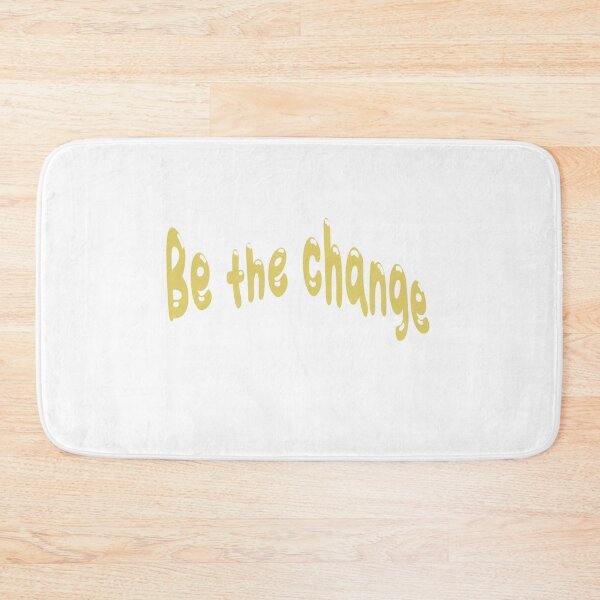 Item preview, Be the Change – Inspirational Typography Design designed and sold by SheryfaEl.