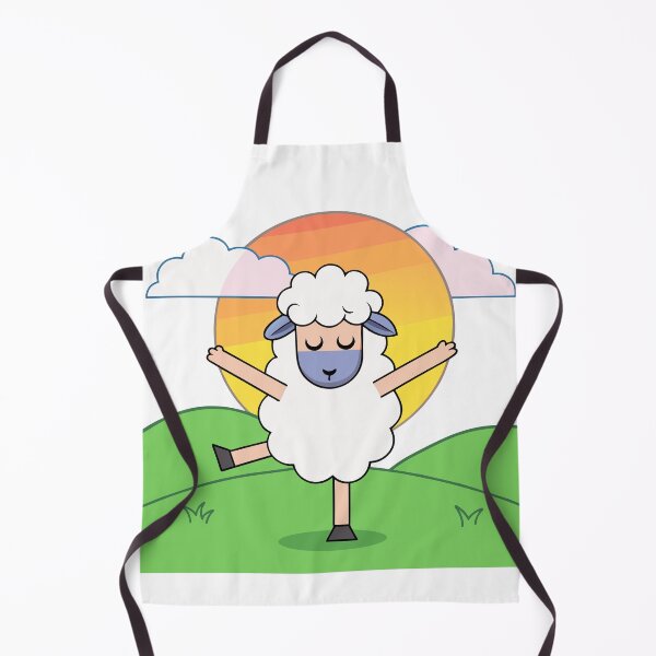 Item preview, Fluffy Sheep Practicing Yoga designed and sold by omerfdln34.