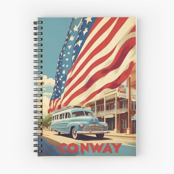 Item preview, Conway Arkansas USA Vintage Travel Tourism  designed and sold by TravelersGems.