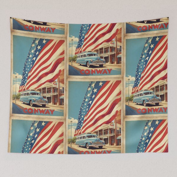 Item preview, Conway Arkansas USA Vintage Travel Tourism  designed and sold by TravelersGems.