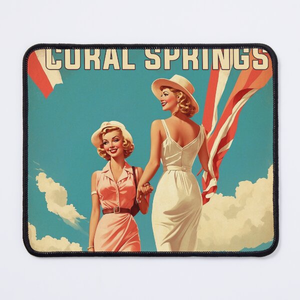 Item preview, Coral Springs Florida USA Vintage Travel Tourism designed and sold by TravelersGems.
