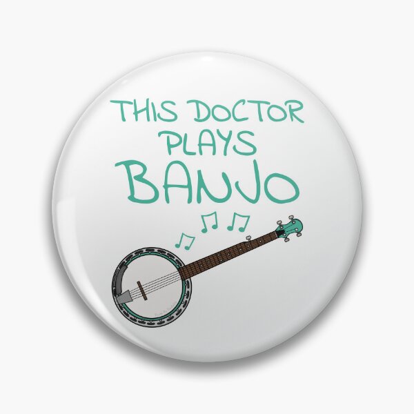 Item preview, This Doctor Plays Banjo, Banjoist Folk Musician designed and sold by doodlerob.