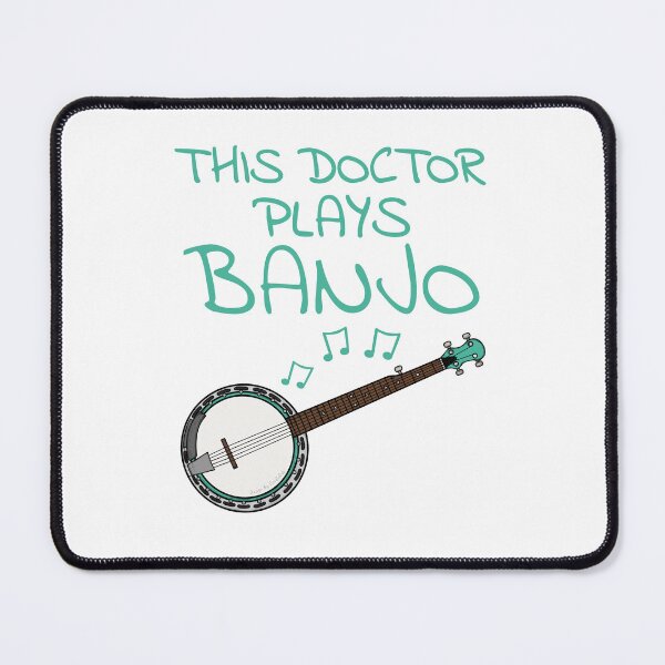 Item preview, This Doctor Plays Banjo, Banjoist Folk Musician designed and sold by doodlerob.