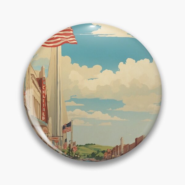 Item preview, Council Bluffs Iowa USA Vintage Travel Tourism  designed and sold by TravelersGems.