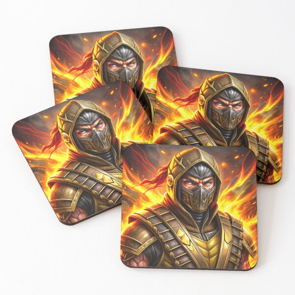 Artikelvorschau, Mortal Kombat Scorpion Fan Art entworfen und verkauft von WeirdStuffStore.