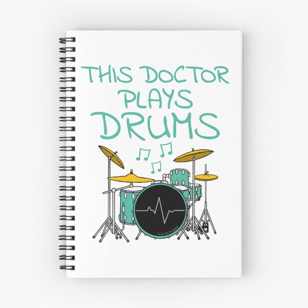 Item preview, This Doctor Plays Drums, Drum Kit Drummer Musician designed and sold by doodlerob.