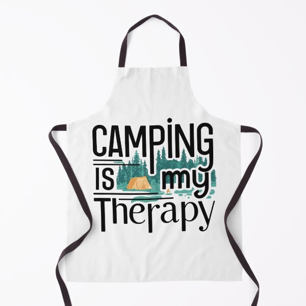 Item preview, Camping Is My Therapy, camping lover designed and sold by JustCrafted.