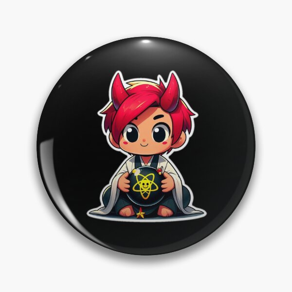 Item preview, A horned chibi  atomic boy with red hair designed and sold by MrDarkRealm.