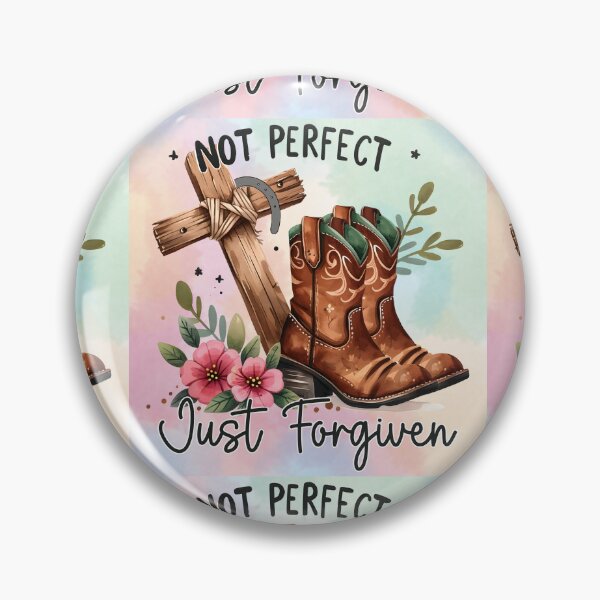 Item preview, Not perfect just forgiven! designed and sold by Pixelpenguin23.