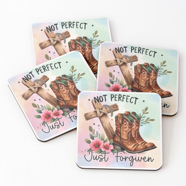 Item preview, Not perfect just forgiven! designed and sold by Pixelpenguin23.