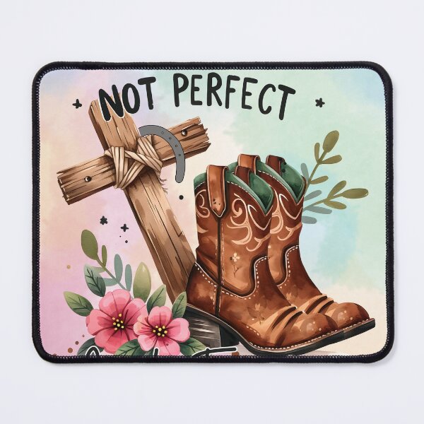 Item preview, Not perfect just forgiven! designed and sold by Pixelpenguin23.