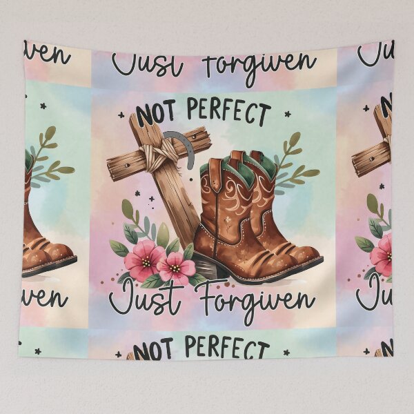 Item preview, Not perfect just forgiven! designed and sold by Pixelpenguin23.