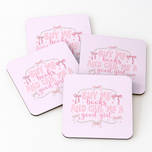 Item preview, Buy Me Books And Call Me A Good Girl Bookish Pink For Book Lovers  designed and sold by BookWishEra.