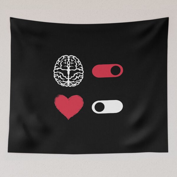 Item preview, Cerebro o corazón designed and sold by aipolohu.