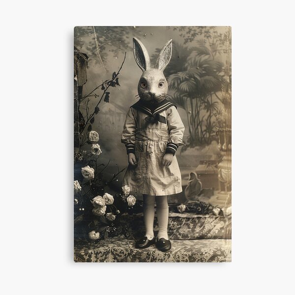 Item preview, Victorian Easter Bunnie Rabbit designed and sold by WondersArtEmpor.
