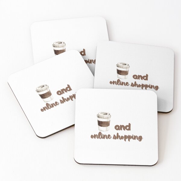 Item preview, Coffee and Online Shopping I Funny Quotes T Shirt designed and sold by Sshmorr.