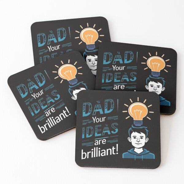 Item preview, Dad your ideas are brilliant  designed and sold by Imaginarium of Chaos falcon88 .
