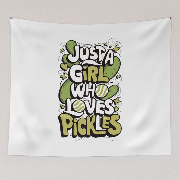 Item preview, Just A Girl Who Loves Pickles designed and sold by 90's Misaki.