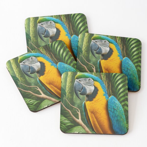 Item preview, Blue and Gold Macaw Close Up designed and sold by kyxur.