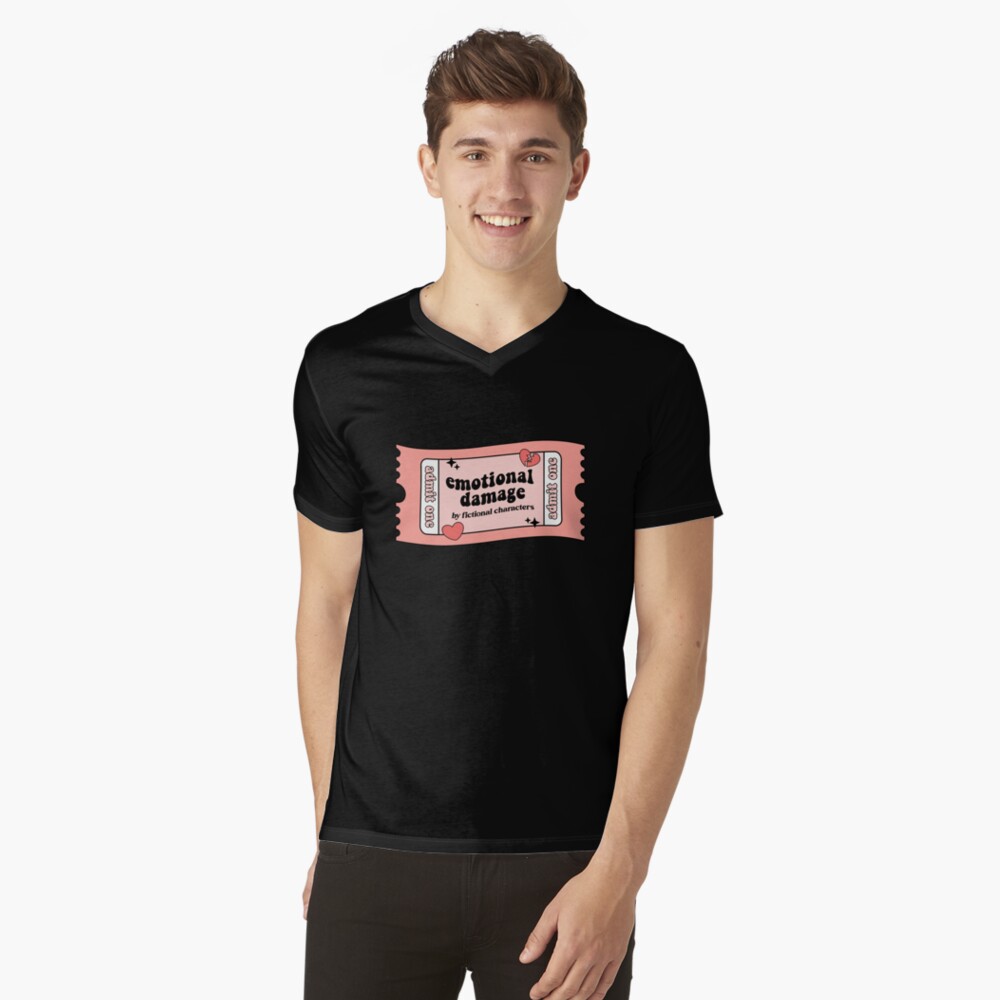 Artikel-Vorschau von T-Shirt mit V-Ausschnitt, designt und verkauft von BookWishEra.