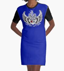 Live Free Vape Hard Graphic T-Shirt Dress