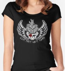 Live Free Vape Hard Women's Fitted Scoop T-Shirt