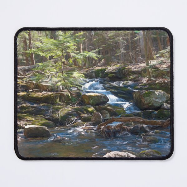 Item preview, Hardy Falls in the Forest, Digital Painting designed and sold by jrtwynam.