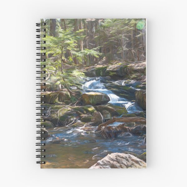 Item preview, Hardy Falls in the Forest, Digital Painting designed and sold by jrtwynam.
