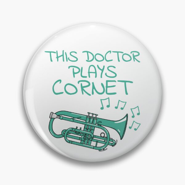 Item preview, This Doctor Plays Cornet, Cornetist Brass Musician designed and sold by doodlerob.
