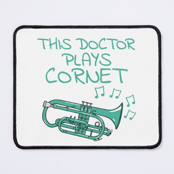 Item preview, This Doctor Plays Cornet, Cornetist Brass Musician designed and sold by doodlerob.