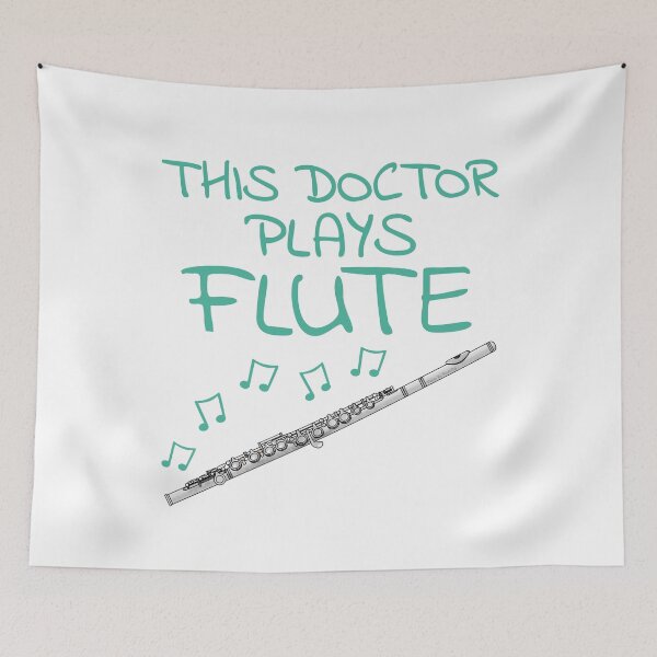 Item preview, This Doctor Plays Flute, Flutist Woodwind Musician designed and sold by doodlerob.
