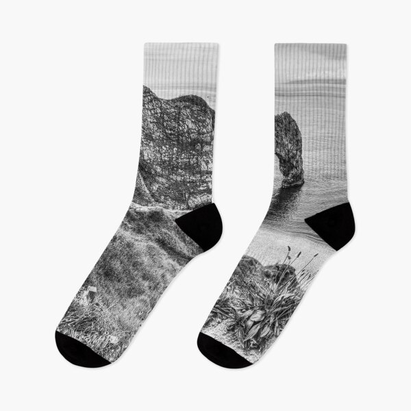 Item preview, Durdle Door, Dorset, England, Black And White designed and sold by Paul Thompson Photography.