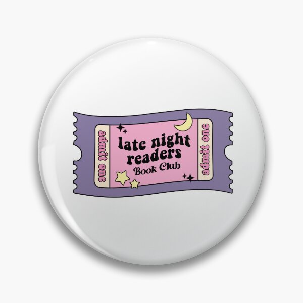 Item preview, Ticket Late Night Readers Book Club Coupon Book Trope For Book Lovers designed and sold by BookWishEra.