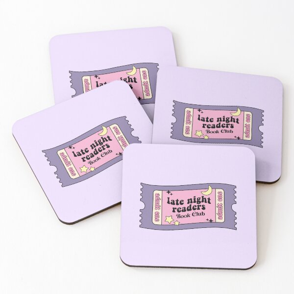 Item preview, Ticket Late Night Readers Book Club Coupon Book Trope For Book Lovers designed and sold by BookWishEra.